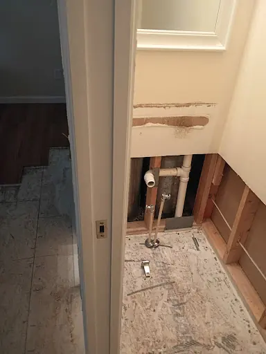 Restoration equipment on a Denton job