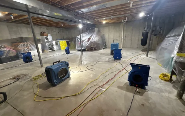Basement Flood Cleanup in Denton, TX