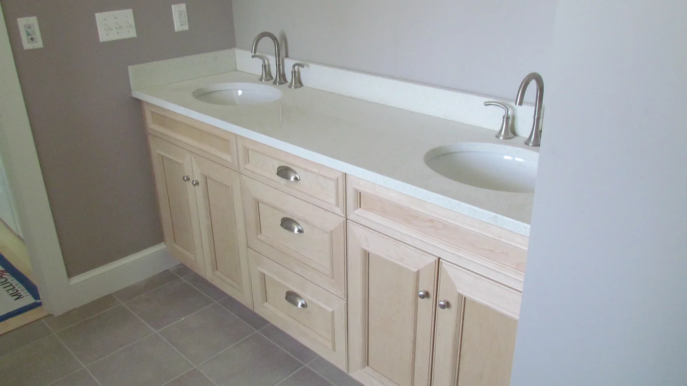 Bathroom Sink Overflow Cleanup in a Denton home