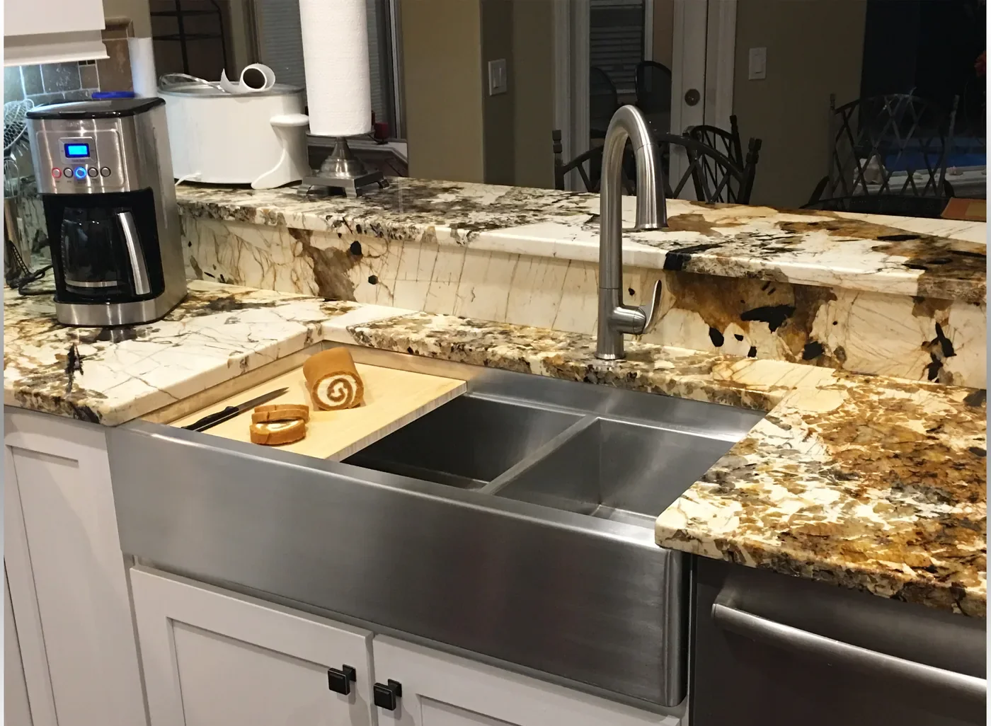 Kitchen Sink Overflow Cleanup in a Denton home