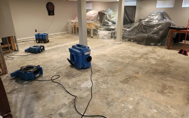 Sump Pump Failure Flooding in Denton, TX